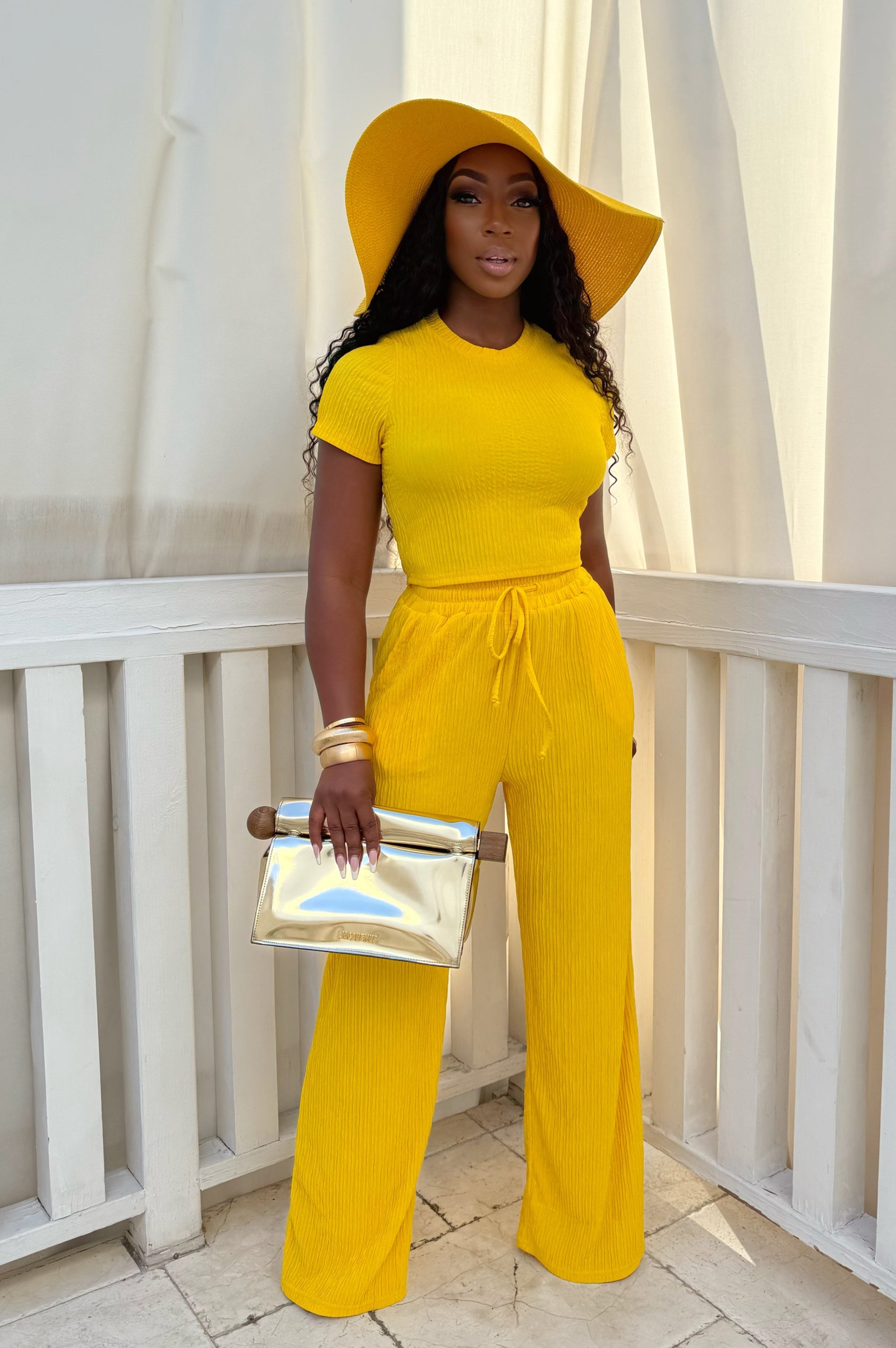 Laidback Luxe Set Yellow Uptown Gal LA Laidback Luxe Set Yellow Uptown Gal LA